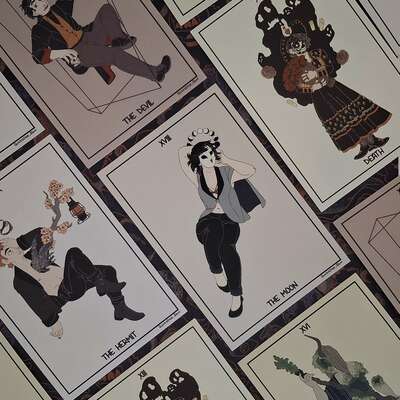 Quicksilver tarot mini prints