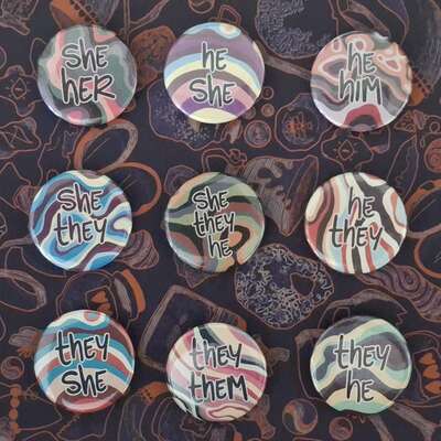 Pronoun Pins