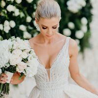 Sexy Luxury Wedding Gown, A-line Tulle Bridal Gown Wedding Dress - Thumbnail 2