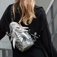 3D Dragon Head Shoulder Bag - Thumbnail 1