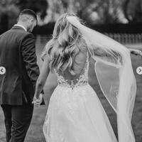 Elegant Ball Gown Lace Appliques Tulle Wedding Dress Bridal Gowns Wedding Gown - Thumbnail 4