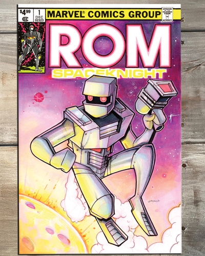 Rom Sketch Cover Original Art