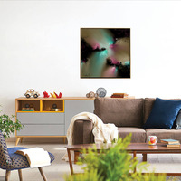 Ethereal Burst - Turquoise Magenta Abstract - Thumbnail 2