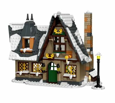 Unique No-Name Christmas Cottage Building Blocks