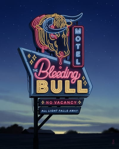 The Bleeding Bull Motel - Print