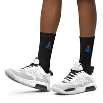 Java Programmer Embroidered Socks