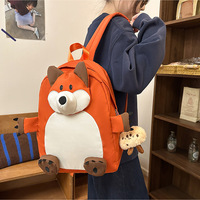 3D Cartoon Fox Backpack - Thumbnail 3