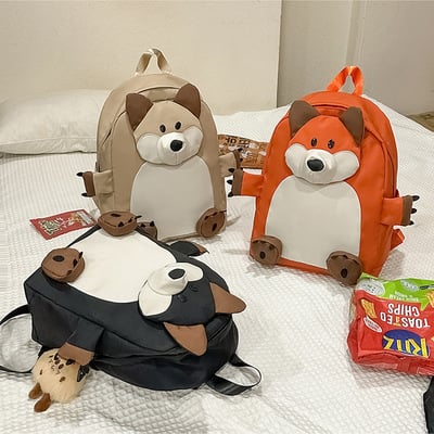 3d cartoon fox backpack