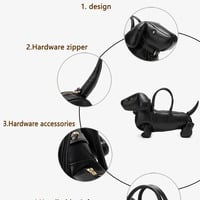 Black Dachshund Dog Bag - Thumbnail 8