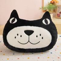 Cute Black Cat Plush Pillow Cushion - Thumbnail 5