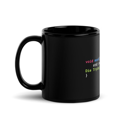 Black nerdy programmer mugs
