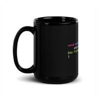 Black Nerdy Programmer Mugs - Thumbnail 3