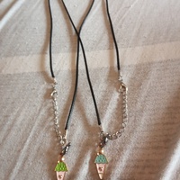 Ice Cream Cone Themed Necklaces  - Thumbnail 1