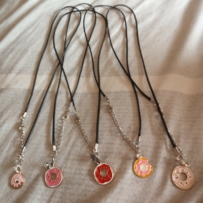 Donut themed necklaces 