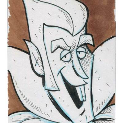 Count chocula sketch card