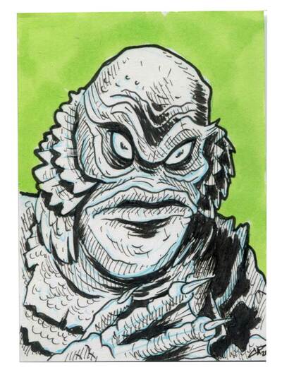 Creature Sketch Card