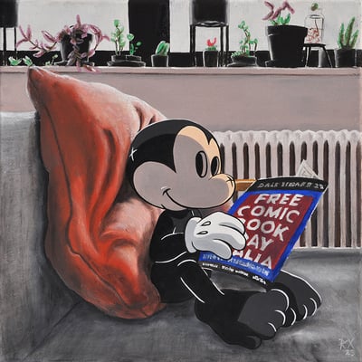 Painting by rx strip “home sweet home”,