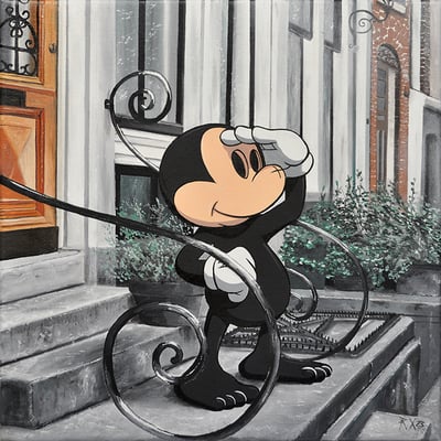 Painting by rx strip “rainy day”