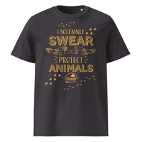 I Solemnly Swear That I Will Protect Animals Cotton Tee - Thumbnail 2