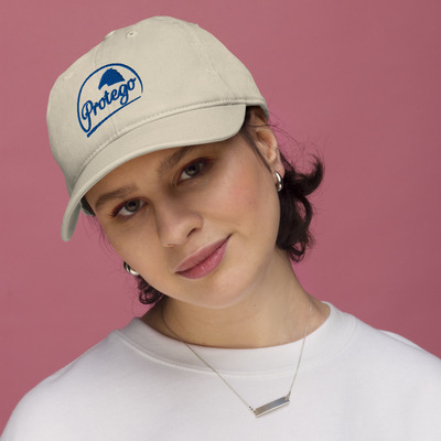 Protego logo organic cotton dad hat