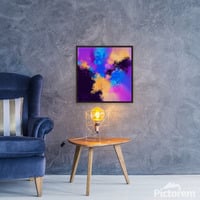 Kindness With Color - Yellow-Orange Blue Violet Abstract - Thumbnail 2