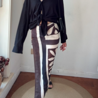 Leaf print skirt - Thumbnail 2