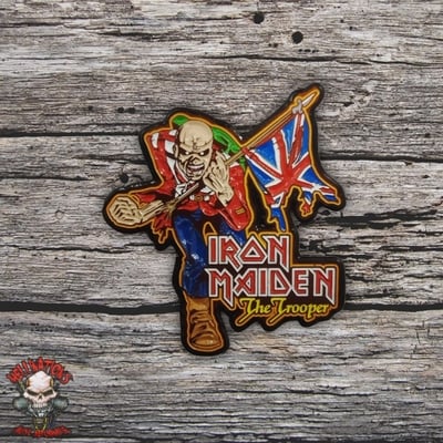 The trooper enamel pin