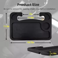 Multifunctional Desk Tray – For Laptop, Car & Meals - Thumbnail 4