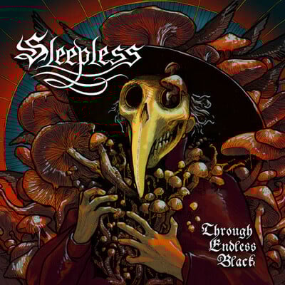 Sleepless - through endless black (new import cd of portland metal band's second album - members of dead conspiracy, hot boy, poison idea, etc.)