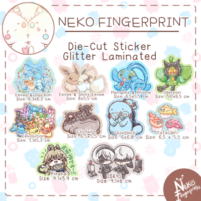 Various Glitter Stickers