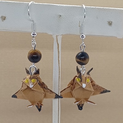 Origami owl earrings