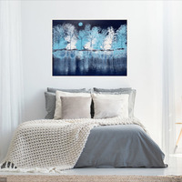 Winter At Blue Moon Lake Art Print - Thumbnail 1