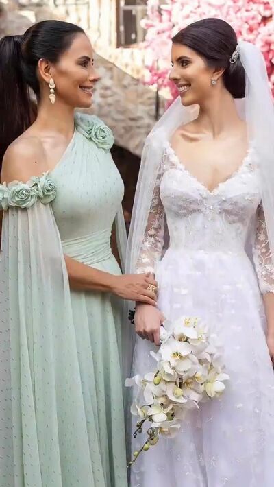 Sage Mother of the Bride/Groom Dress Evening Formal Dress