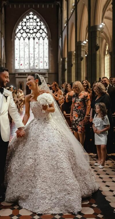 Luxury Wedding Dress, Ball Gown Wedding Gown, Lace Bridal Dress