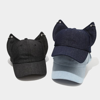 Y2K Doberman Dog Ear Baseball Cap - Thumbnail 1
