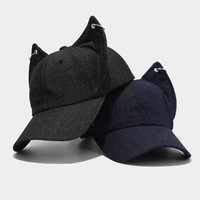 Y2K Doberman Dog Ear Baseball Cap - Thumbnail 2