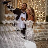 Luxury Bling Wedding Dress, Mermaid Wedding Gown Bridal Dress - Thumbnail 1