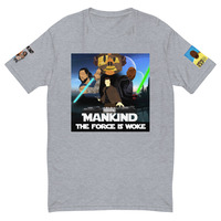 The Force is Woke (Fitted)  T-shirt - Thumbnail 4