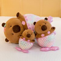 Capybara Mermaid Plush Toy - Thumbnail 5