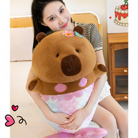 Capybara Mermaid Plush Toy - Thumbnail 1