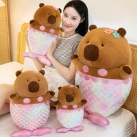 Capybara Mermaid Plush Toy - Thumbnail 2