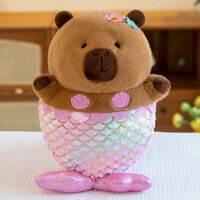 Capybara Mermaid Plush Toy - Thumbnail 4