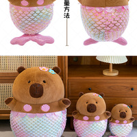 Capybara Mermaid Plush Toy - Thumbnail 6