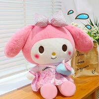 Kawaii My Melody Plush Toy With Crossbody Bag - Thumbnail 4