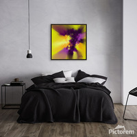 Passion In The Sun - Purple Yellow Orange Abstract - Thumbnail 1