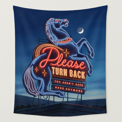 The anti-tourism bureau - wall tapestry - Thumbnail 2