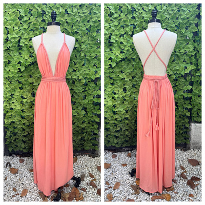 Open back "Patria" dress