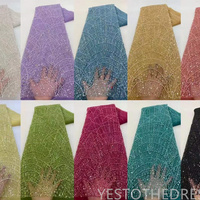 Red Prom Dresses for Special Occasions Promdress Illusion Beaded Sequined Lace Birthday Party Dress Second Reception Gowns  - Thumbnail 1