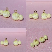 Chick yo-yo biscuit earrings - Thumbnail 2