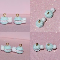 Shiro Kuma macaron earrings - Thumbnail 2